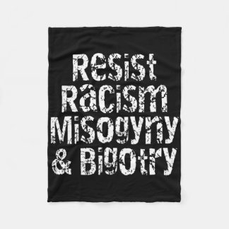 Couverture Polaire Résister Au Racisme Misogynie Et Bigoterie Anti-Ra