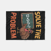 Couverture Polaire Résoudre le problème 67 Mème Dinde Prof de maths T (Devant (Horizontal))