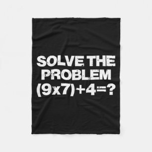 Couverture Polaire Résoudre Le Problème Math 67 Mème 6 7 Costume Enfa