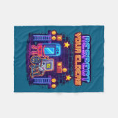 Couverture Polaire Respect Your Elders Retro Gaming Funny Gamer Contr (Devant (Horizontal))