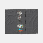 Couverture Polaire Respect Your Elders Retro Gaming Funny Gamer Contr (Devant (Horizontal))