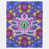 Couverture Polaire Resplendant Zen Lotus (Devant)