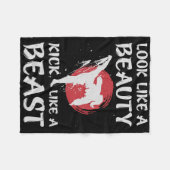 Couverture Polaire Ressemblent À Une Belle Baise Comme Une Bête Drôle (Devant (Horizontal))