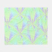 Couverture Polaire Ressort Abstrait Stars Blanche polaire (Devant (Horizontal))