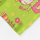 Couverture Polaire Ressort Amusant Avec Petite Fille (Coin)