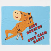 COUVERTURE POLAIRE RESTE CALME BÉBÉ ! (Devant (Horizontal))