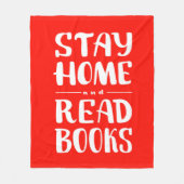 Couverture Polaire Restez à la maison et lisez des livres (Devant)