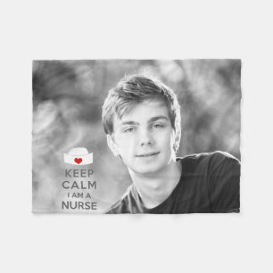 Couverture Polaire Restez calme Je suis infirmière