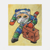 Couverture Polaire Restez en alerte Sécurité Cat (Devant)