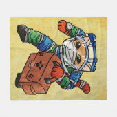 Couverture Polaire Restez en alerte Sécurité Cat (Devant (Horizontal))