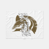 Couverture Polaire Restez présent Restez concentré Restez stoïque Cit (Devant (Horizontal))