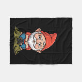 Couverture Polaire Resting Gnome Face Cute Funny Christmas Kawaii Car (Devant (Horizontal))