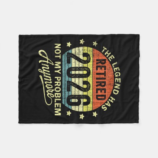 Couverture Polaire Retired 2026 Retirement 2026  (Devant (Horizontal))