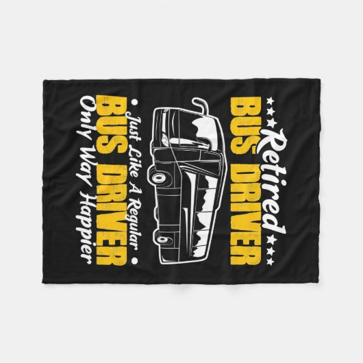 Couverture Polaire Retired Bus Driver (Devant (Horizontal))