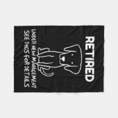 Couverture Polaire Retired Under New Management See Dogs For Detail D (Devant (Horizontal))