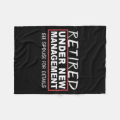 Couverture Polaire Retired Under New Management See Suse Funny Retire (Devant (Horizontal))