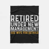 Couverture Polaire Retired Under New Management See Wife For Details  (Devant)