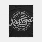 Couverture Polaire Retired Under New Management See Wife For Details (Devant)