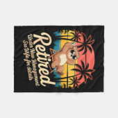 Couverture Polaire Retired Under New Management See Wife Funny Retire (Devant (Horizontal))