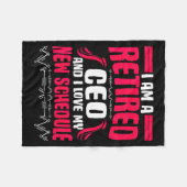 Couverture Polaire Retirement I'm A Retired Ceo  (Devant (Horizontal))