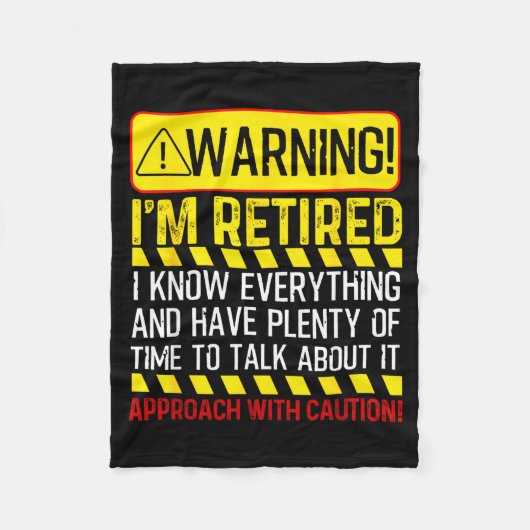 Couverture Polaire Retirement Novelty For Men Women Dad Grandpa Retir (Devant)