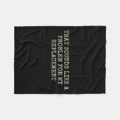 Couverture Polaire Retirement Party Not My Problem Retiree Replacemen (Devant (Horizontal))