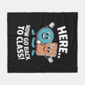 Couverture Polaire Retour À La Classe Infirmière Médicale Pro (Devant (Horizontal))