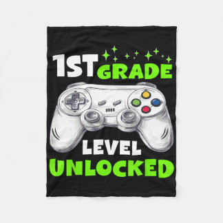 Couverture Polaire Retour à l'école Niveau 1ère année débloqué Gamer