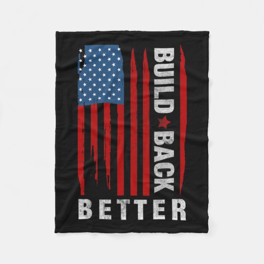 Couverture Polaire Retour Biden Kamala Harris 2020 Parti libéral-démo (Devant)