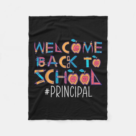 Couverture Polaire Retourner À L'École Principal (Devant)