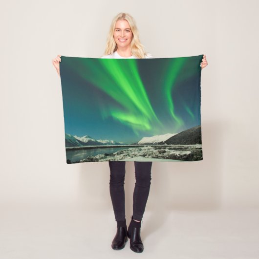 Couverture Polaire Retourner Arm Aurora (En situation)