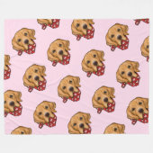 Couverture Polaire Retriever doré (Devant (Horizontal))