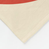 Couverture Polaire Retro 1970s Style Arched Stripes Geometric Pattern (Coin)