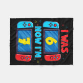 Couverture Polaire Retro 7th Birthday Boy I Was 6 Now I'm 7 Year Old (Devant (Horizontal))