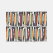 Couverture Polaire Retro âge atomique jacquet (Devant (Horizontal))