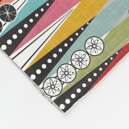 Couverture Polaire Retro âge atomique jacquet (Coin)