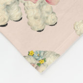 Couverture Polaire Rétro agneau de Pâques (Coin)