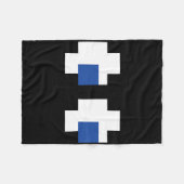 Couverture Polaire Retro Arcade Gaming Halloween Ghost Partner Group (Devant (Horizontal))
