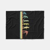 Couverture Polaire Retro Billiards Human Evolution Lover Pool Cadeau (Devant (Horizontal))