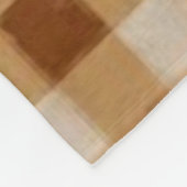 Couverture Polaire Rétro brun de guingan (Coin)