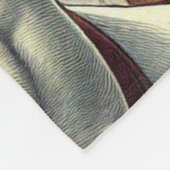 Couverture Polaire Retro Bull Terrier Peinture sans fil (Coin)