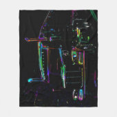 Couverture Polaire Retro Cargo Truck Art (Devant)