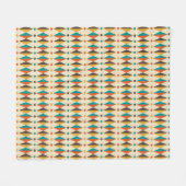 Couverture Polaire Rétro coloré (Devant (Horizontal))