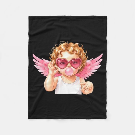 Couverture Polaire Retro Cud 67 Meme Bubblegum Funny Six Seven Valent (Devant)