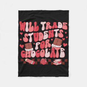 Couverture Polaire Retro Échangera Élèves Contre Prof De Chocolat Va