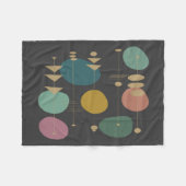 Couverture Polaire Retro Espace Atmosphérique Moyen Siècle Moderne (Devant (Horizontal))