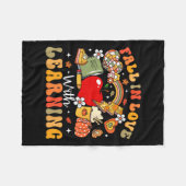 Couverture Polaire Retro Fall In Love Avec Apprentissage Automne Citr (Devant (Horizontal))