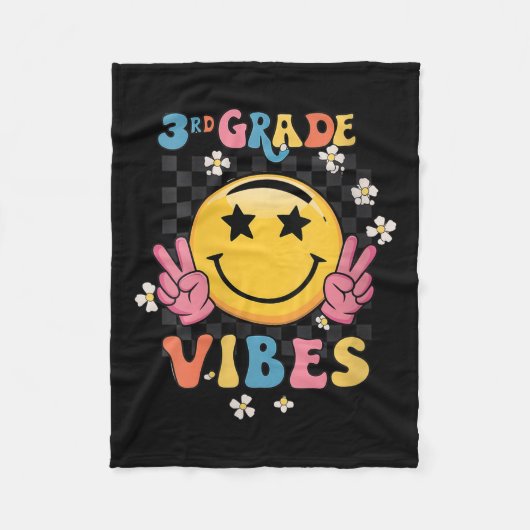 Couverture Polaire Rétro Femmes Bienvenue Retour À L'École Professeur (Devant)