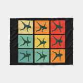 Couverture Polaire Retro Fencing For Christmas Srty Fencer Athlete (Devant (Horizontal))