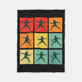 Couverture Polaire Retro Fencing For Christmas Srty Fencer Athlete  (Devant)